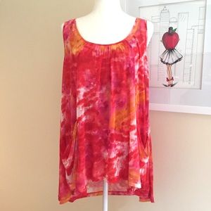 LYNN RITCHIE SILVER Two Layer Swing Tunic